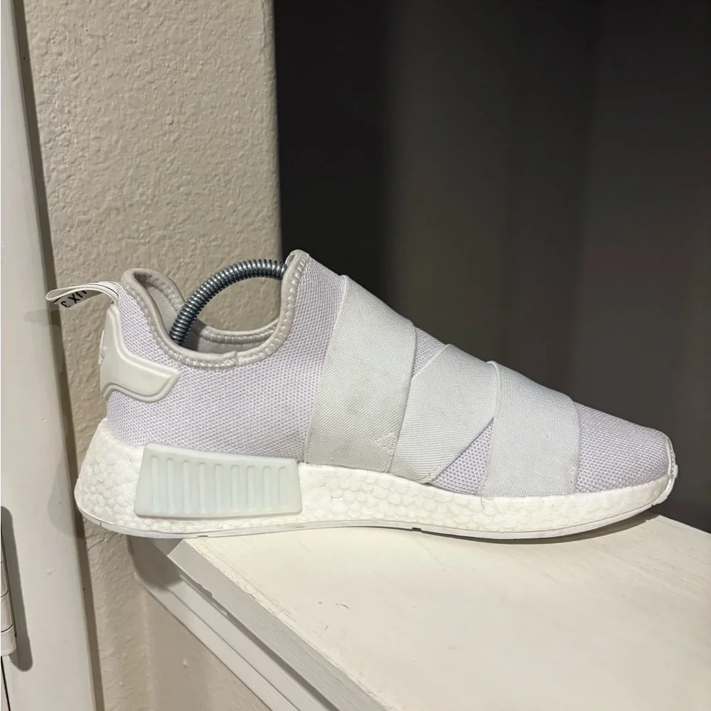 Size 9 - adidas NMD_R1 White Almost Lime W Women Sneakers GW5699 - Picture 2 of 9